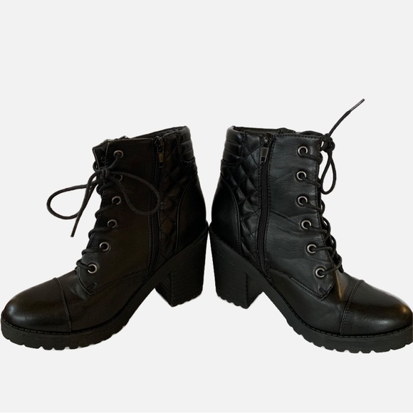 (3 for $20) RAMPAGE Quilted Pleather Boots Sz 6.5 - Picture 4 of 8